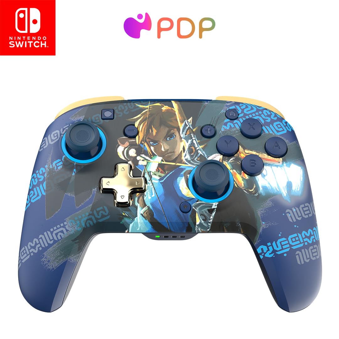 Mando Nintendo Switch Pdp Rematch Glow InaláMbrico Link Hero - Edición especial Mando Nintendo Switch Pdp Rematch Glow InaláMbrico Link Hero - Edición especial
